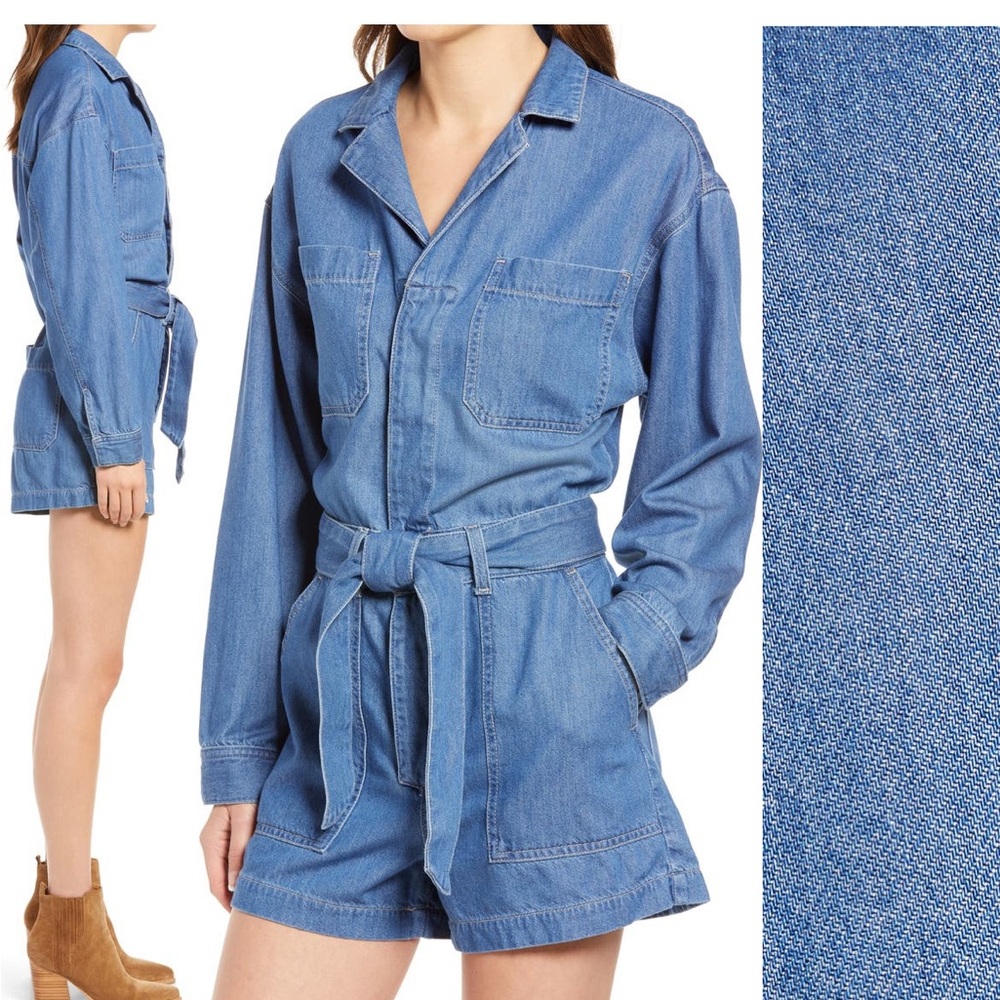 AG Denim short jumpsuit